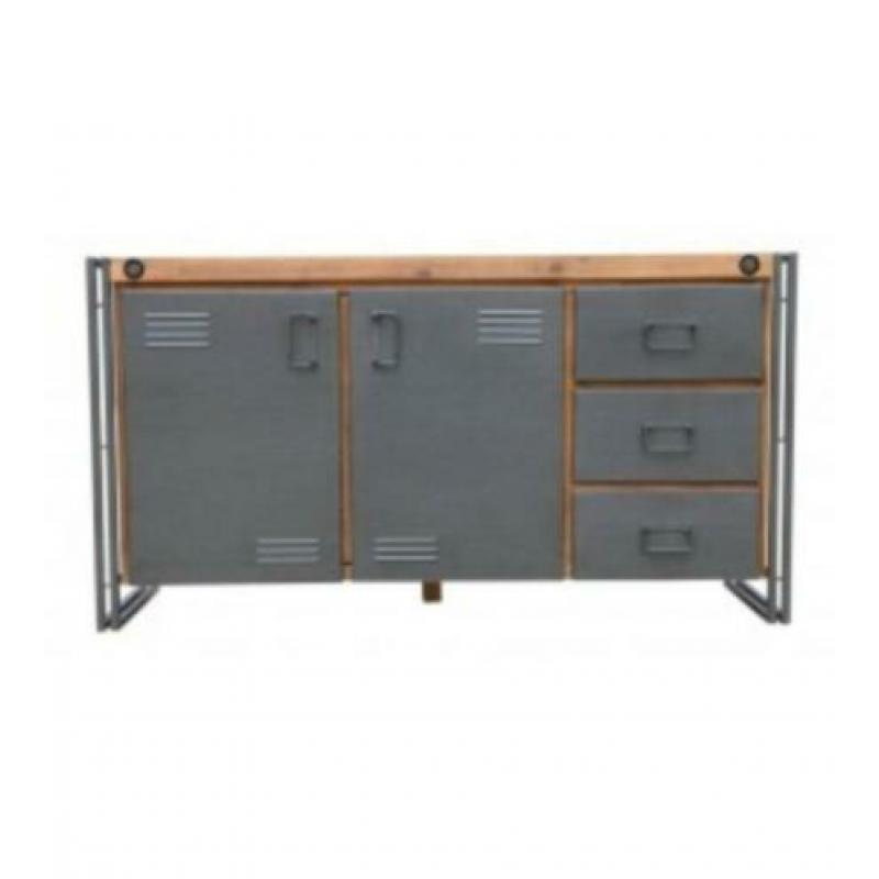 dressoir metro city industrieel acacia hout