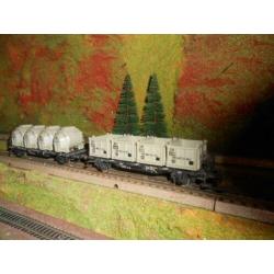 Fleischmann 1473 1473 EB ? 2 containerwagons Von Haus zu Hau