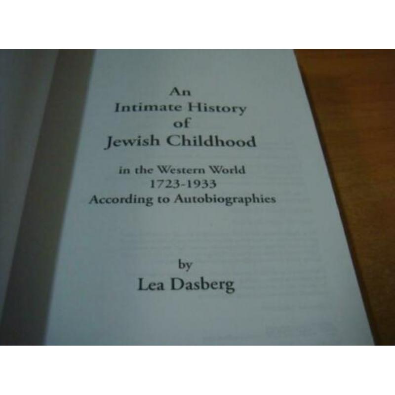 An Intimate History of Jewish Childhood