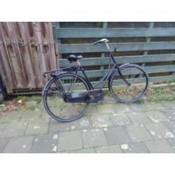 Omafiets 28 inch kleur : zwart en 100% in orde