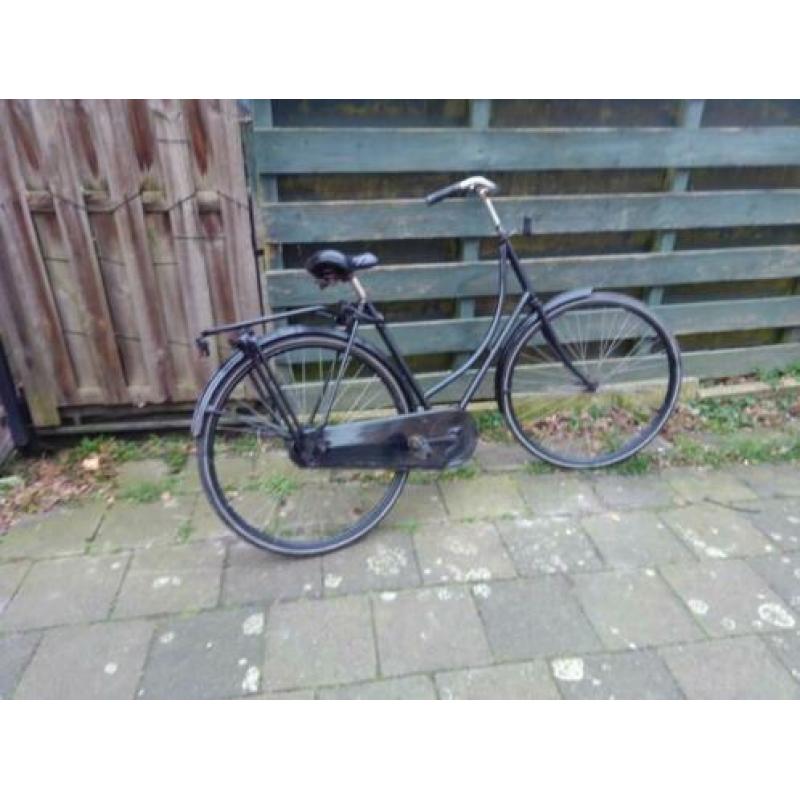 Omafiets 28 inch kleur : zwart en 100% in orde