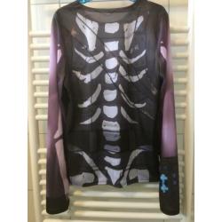 Fortnite Tween Skull Trooper shirt + masker/muts 158-164