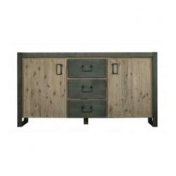 dressoir metro city industrieel acacia hout