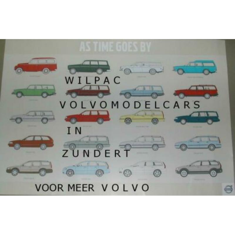 Volvo 90 jaar 1927-2017 poster. As time goes by 70 x 100 cm.