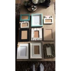 Diverse fotolijstjes (10stuks)