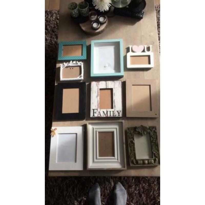 Diverse fotolijstjes (10stuks)