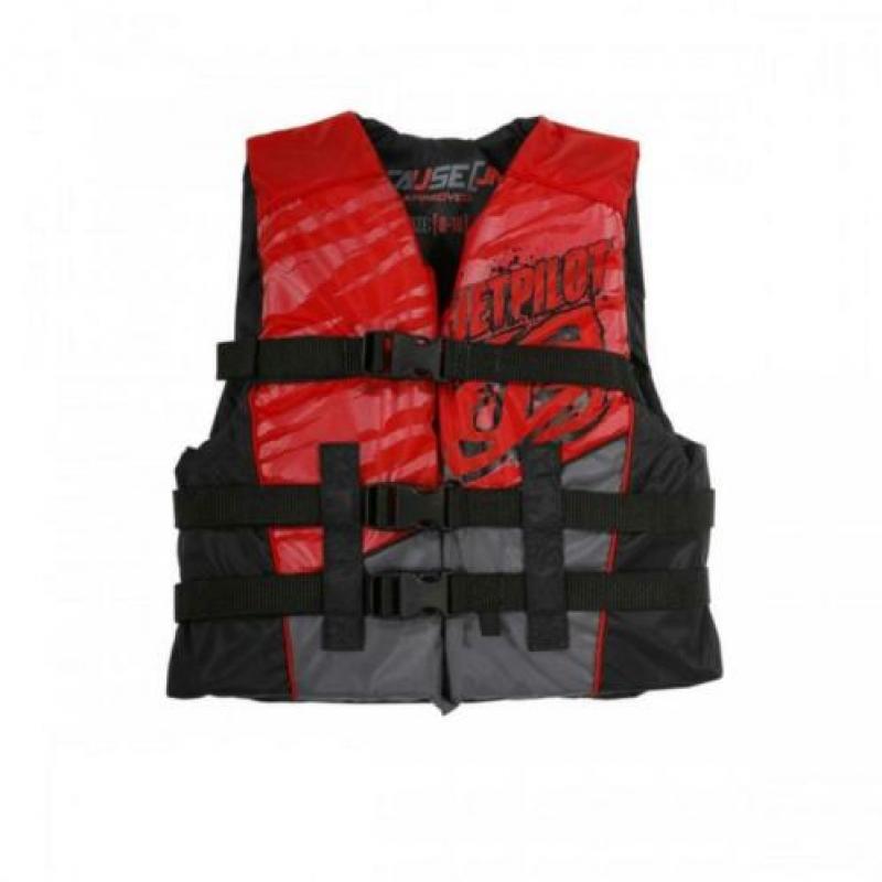 JETPILOT Cause Youth 50N Nylon Vest 8-10 jr Red 40% korting!