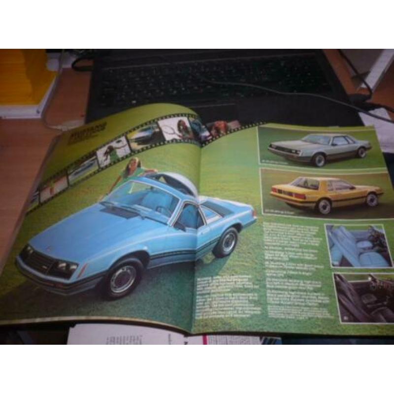 USA Folder FORD MUSTANG modellen 1981