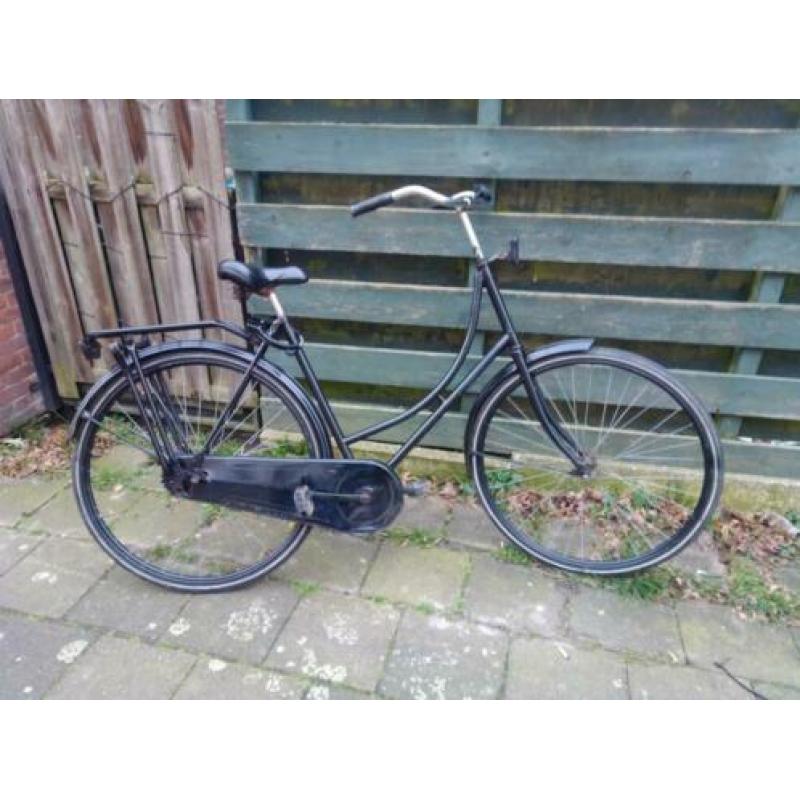 Omafiets 28 inch kleur : zwart en 100% in orde