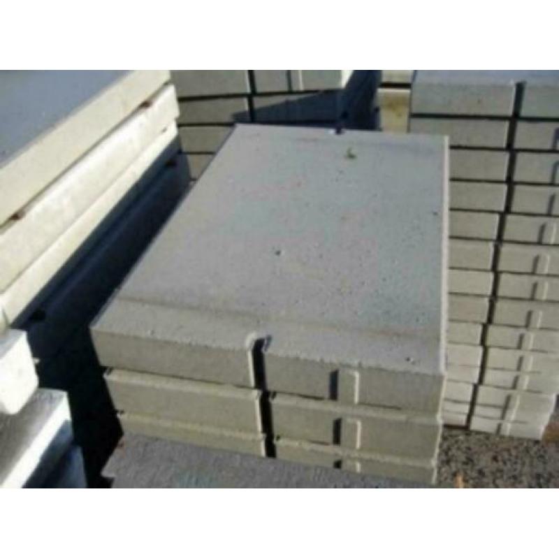 betonplaten 120 x 80 x 12 nieuw partij B-keus kleine afwijk