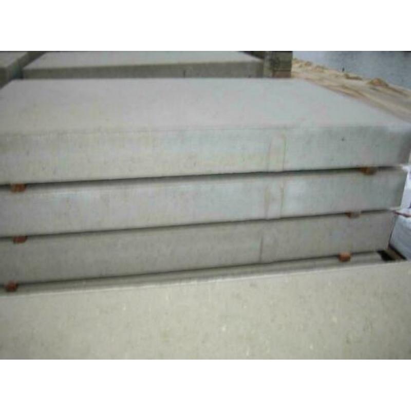 betonplaten 120 x 80 x 12 nieuw partij B-keus kleine afwijk