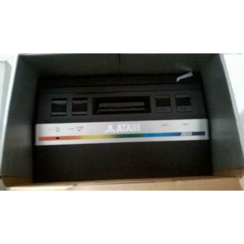 Spelcomputer Atari 2600 Doos + 7 spellen Compleet ALS NIEUW