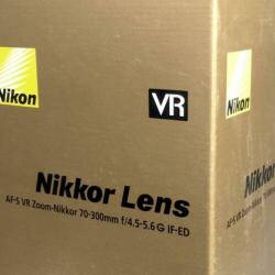 Nikon AF-S 70-300 MM F/4.5-5.6 G IF ED