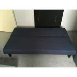 Slaapbank blauw