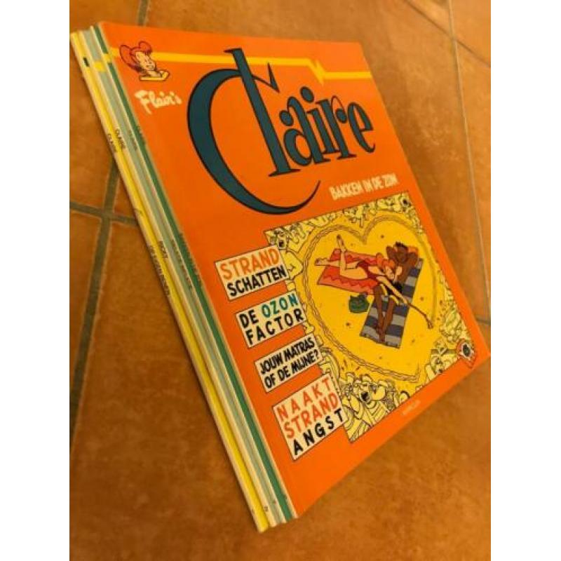 Claire - 4 albums. ZGAN. Nummers 1, 2, 4, 6. Incl 1e drukken