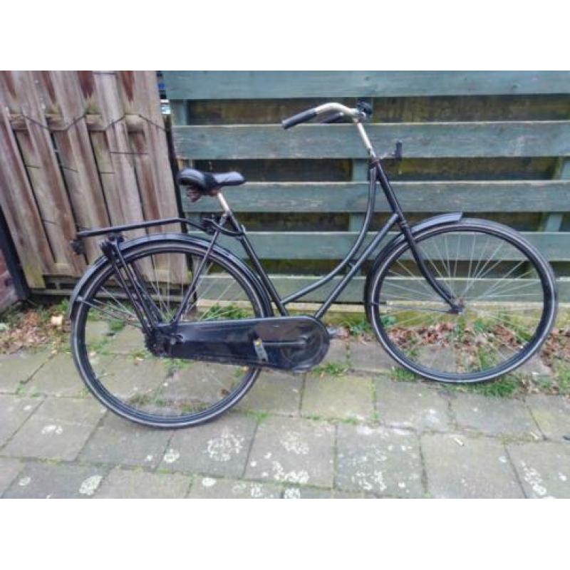 Omafiets 28 inch kleur : zwart en 100% in orde