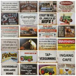 Jagermeister als ie ijskoud is reclamebord van metaal cafe