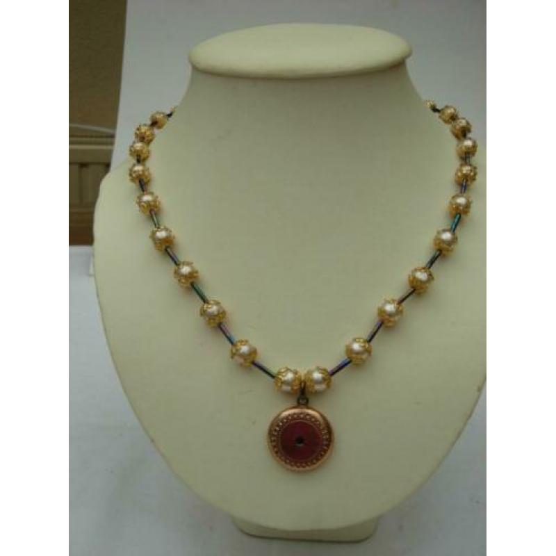 Ketting met Rozé Hanger.