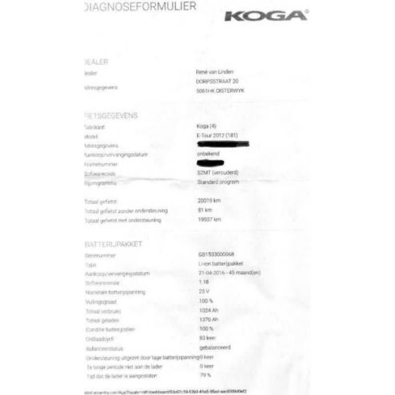 Koga Miyata E-Tour electrische damesfietsen, maat 45 en 56