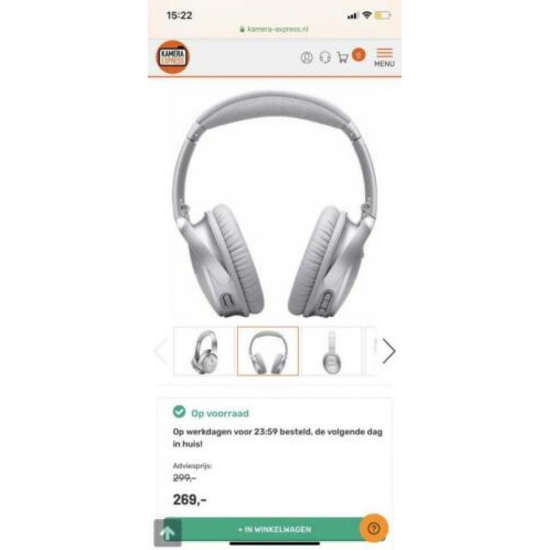 Bose QuietComfort 35 ll Zilver