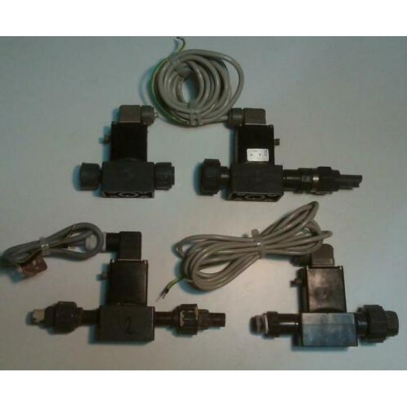 4X waterklep 24 Volt AC gestuurd