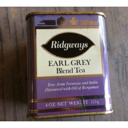 Oud thee blikje Ridgways