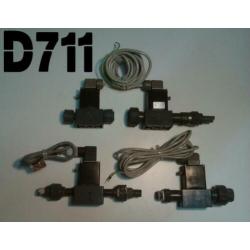 4X waterklep 24 Volt AC gestuurd