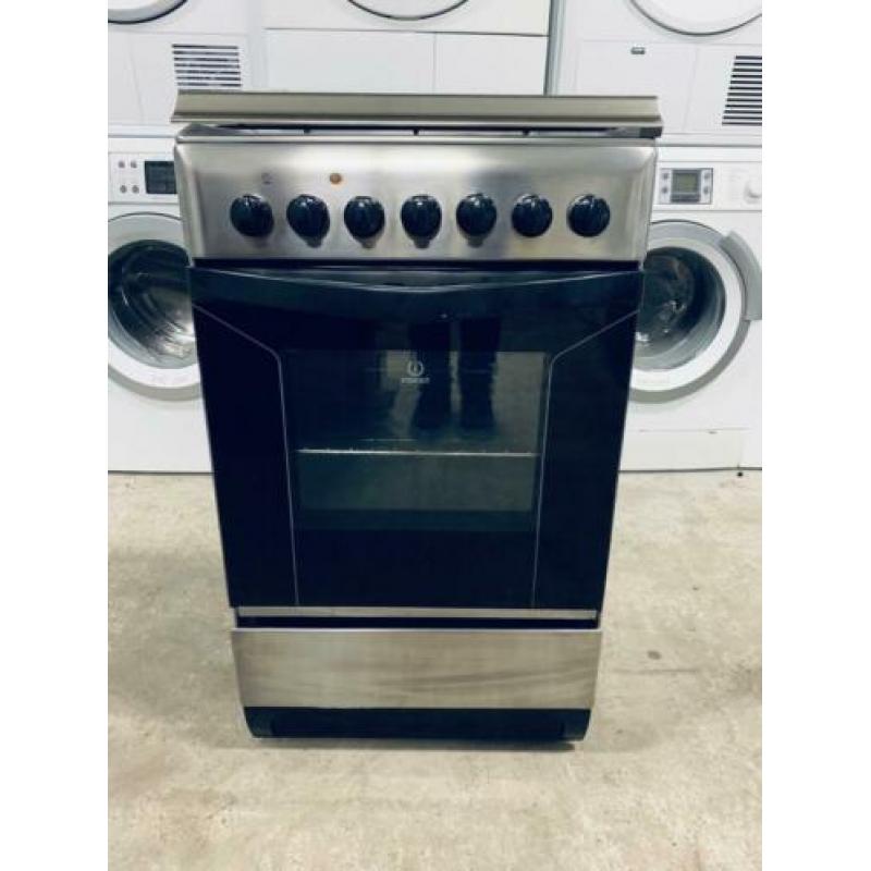 Indesit rvs fornuis inclusief garantie&bezorging