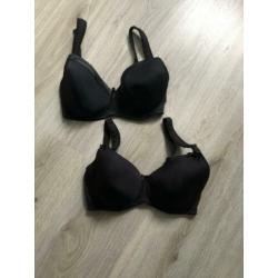 2 voedingsbh’sNoppies en Prenatal + 2 voedingshemden + short