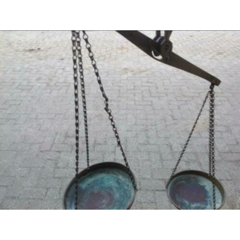 Hangende weegschaal koper