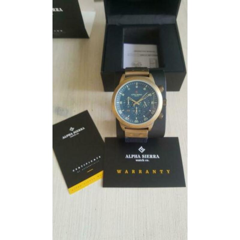 Herenhorloge van Alpha Sierra **Nieuw**
