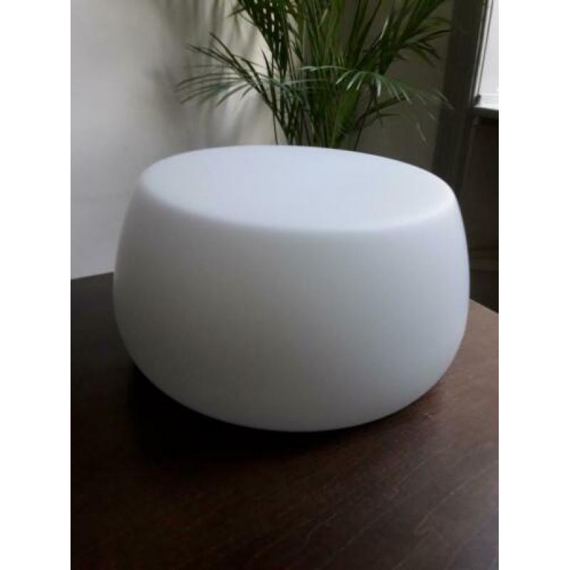 Prachtige wit glazen retro vintage plafonniere