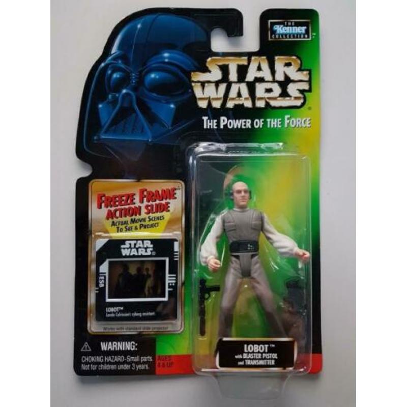 -40% Star Wars POTF FF Lobot with Blaster Pistol