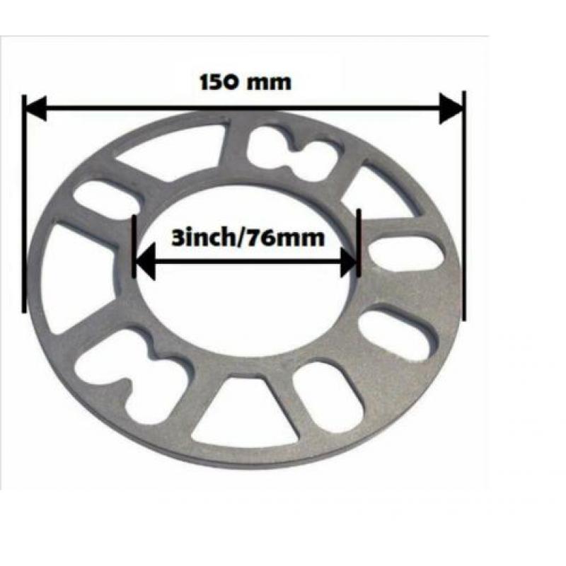Spoorverbreders/Spacers 5mm - - - €12 - - -