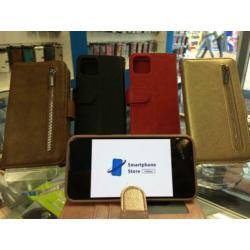 iPhone 8 Plus / 7 Plus Portemonnee Hoesje Met Rits