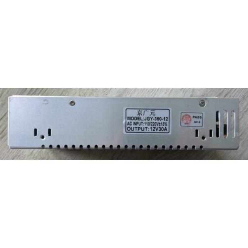 Voeding Power Supply 12V 30A 360W voor LED-licht of 3D-print
