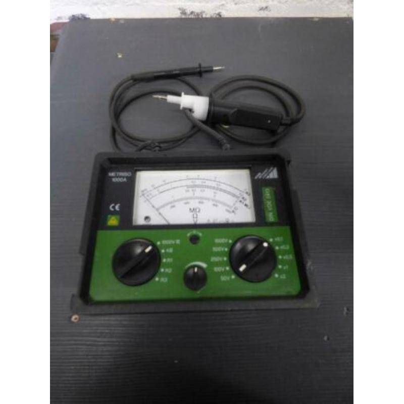 Analoge isolatiemeter Metriso 1000A