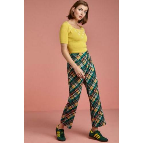 Vrolijke broek king louie maat m valt als l