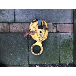 te koop:Terrier platenklemmen , platenhijsklem 1 ton