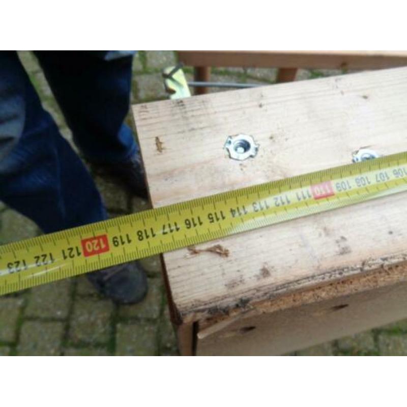 vlizotrap nette staat vuren 120 * 70, 287 cm lang