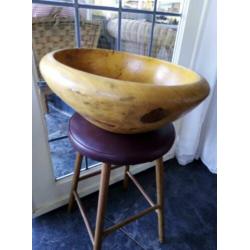 Schaal rond groot hout