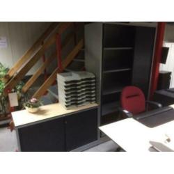 Bureau Kast Bureaustoel Ladeblok
