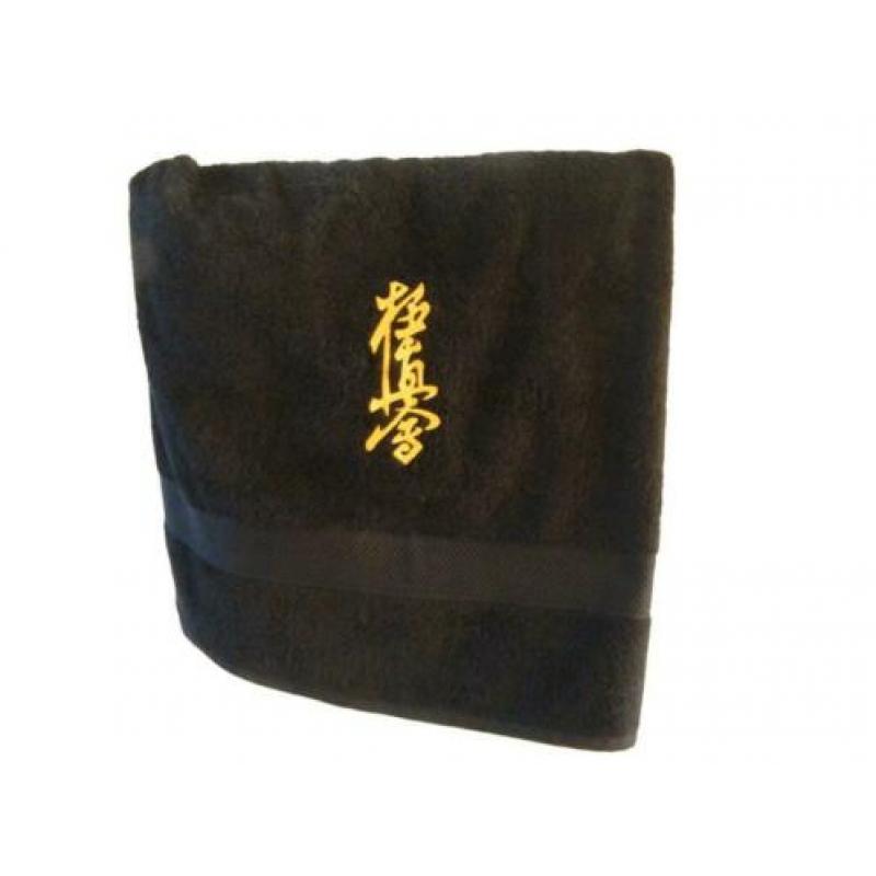 Kyokushin Karate (badhanddoek) kanji borduring pen vlag buff