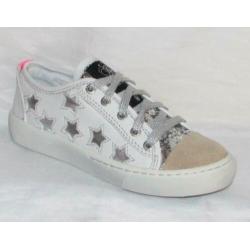 SHOESME maat 31 lerensneaker/rits wit ster gratis verzenden