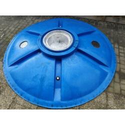 zwemvijver - hdpe bak/ hottub 5000 liter inclusief winterkap