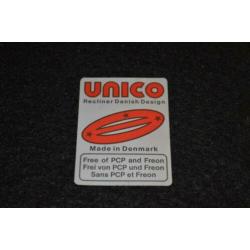 Deens design "Unico" seventies voetenbank / zitelement