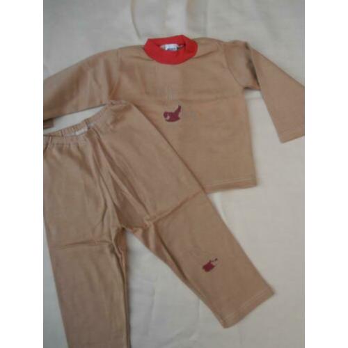 6x Baby-Pyjama diverse kleuren en in de maat 74/80