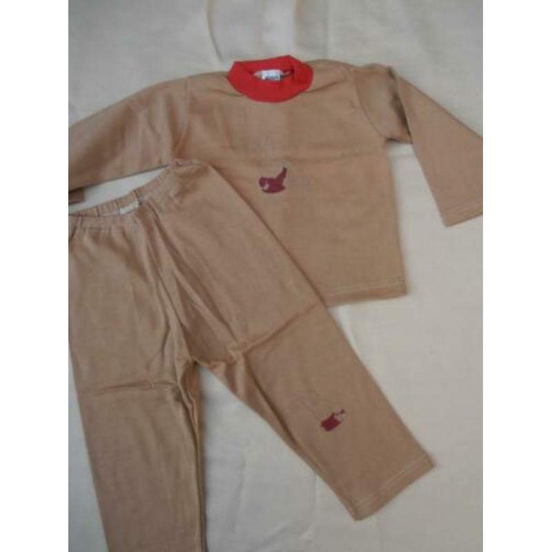 6x Baby-Pyjama diverse kleuren en in de maat 74/80