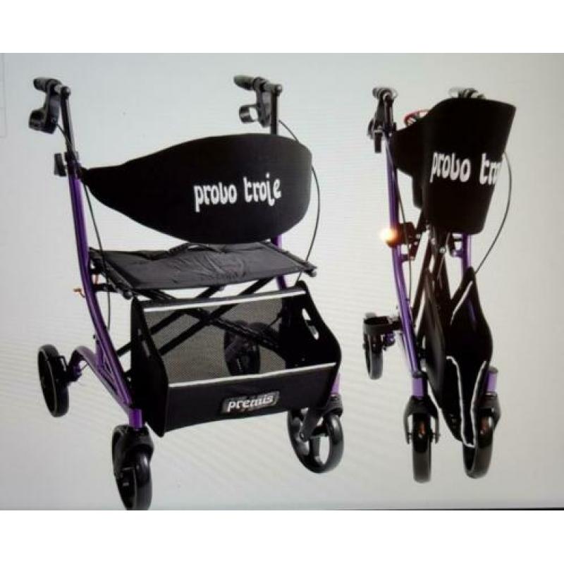 PROVO troje rollator in speciaal midnight purple