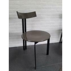 eetkamerstoelen zwart staal design